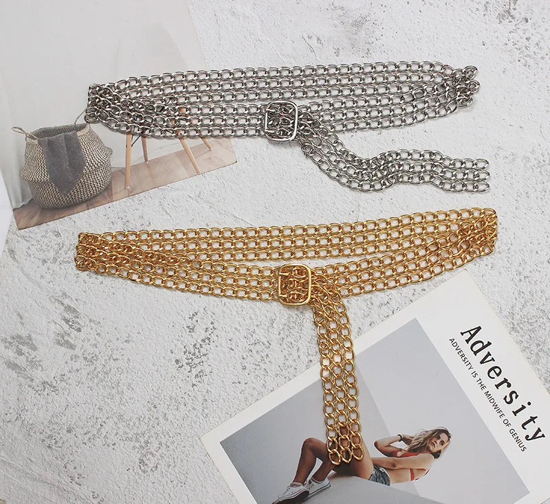 Chaîne Taille Métallique Femme