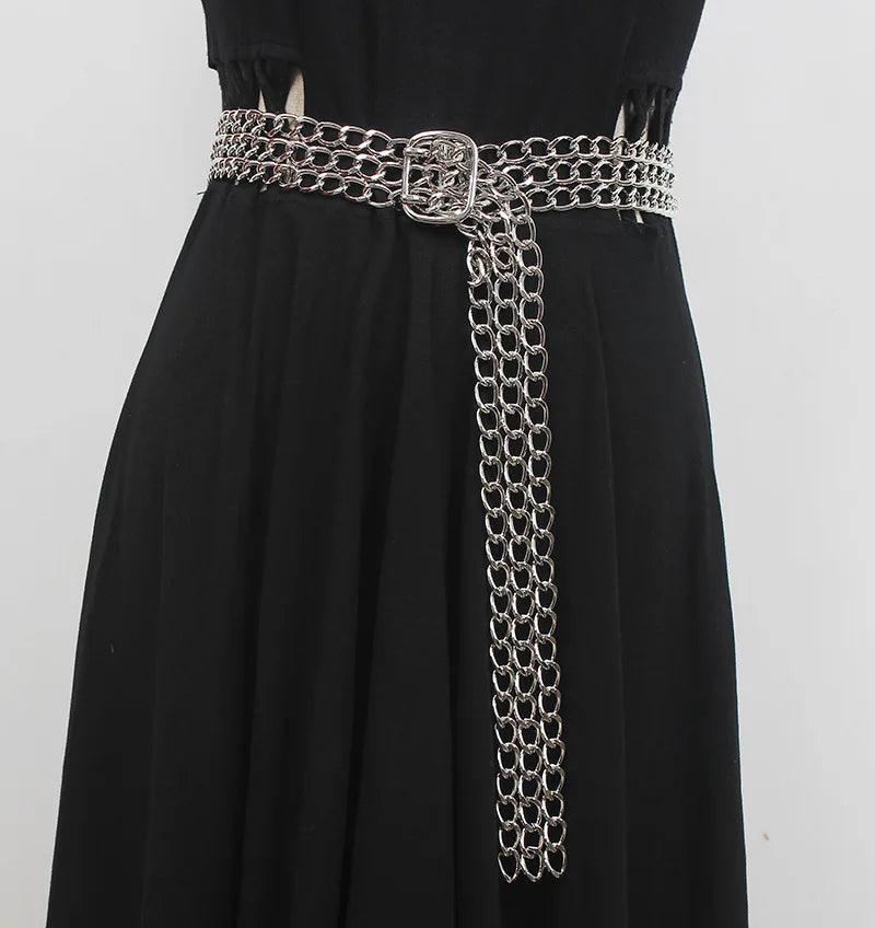 Chaîne Taille Métallique Femme
