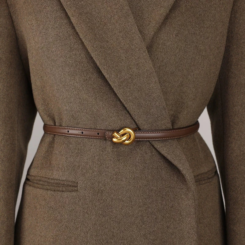 Ceinture Cuir Élégante Femme