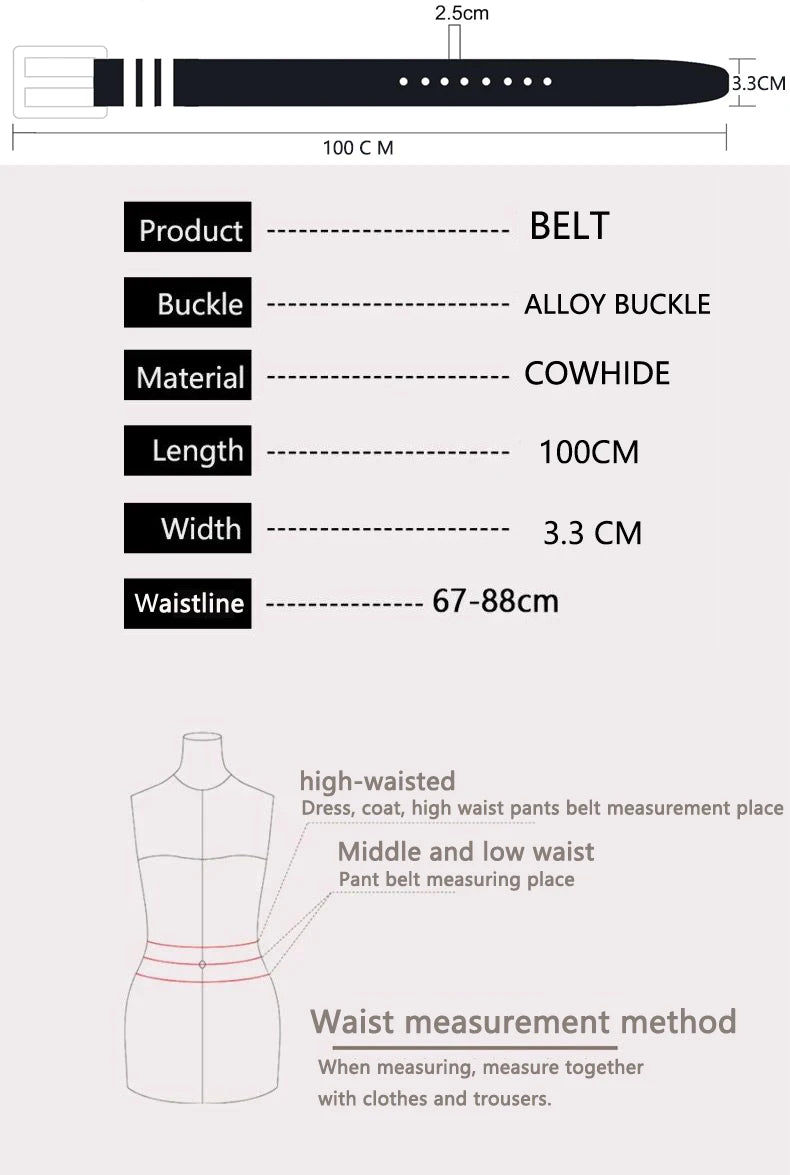 Ceinture Daim Luxe Femme