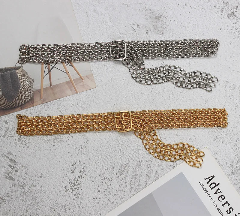Chaîne Taille Métallique Femme