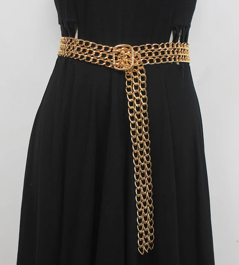 Chaîne Taille Métallique Femme
