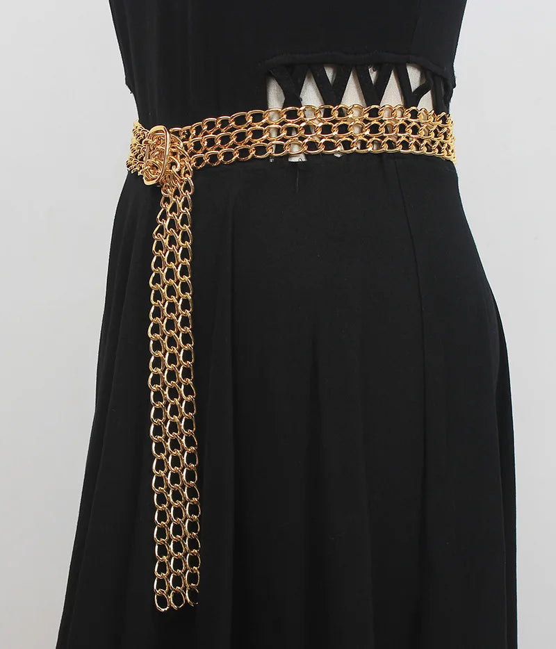 Chaîne Taille Métallique Femme