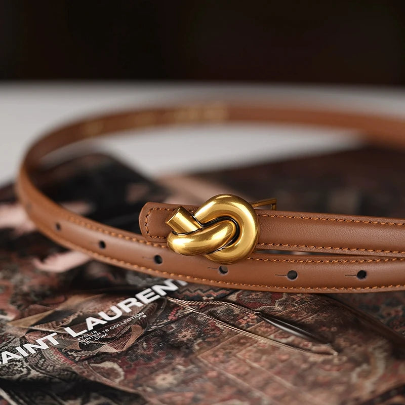 Ceinture Cuir Élégante Femme