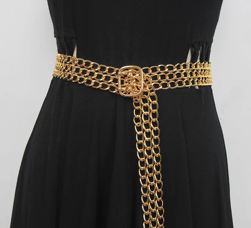 Chaîne Taille Métallique Femme